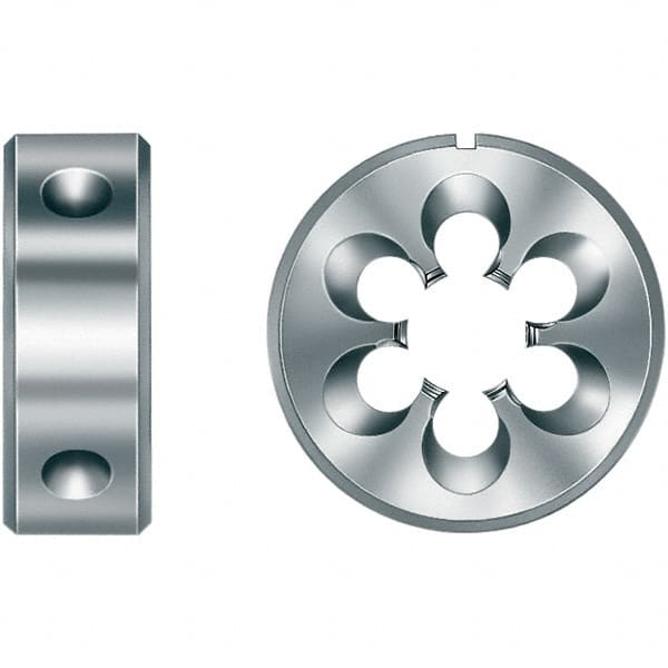 Walter-Prototyp - M3.5x0.60 Metric Coarse Thread, Cobalt Round Die - 5mm Thick, Right Hand Thread, Series 60003 - Exact Tooling