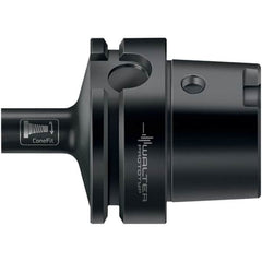 Walter-Prototyp - ConeFit HSK63A Taper Shank Milling Tip Insert Holder & Shank - 1.929" Projection, E10 Neck Thread, AK631 Tool Holder - Exact Tooling