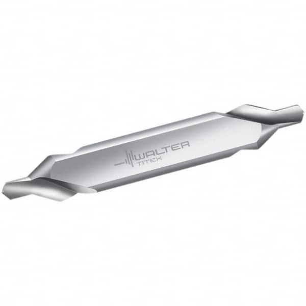 Walter-Titex - Metric Plain Cut 60° Incl Angle High Speed Steel Combo Drill & Countersink - Exact Tooling
