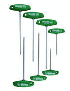 7 Piece - T9; T10; T15; T20; T25; T27; T30 - Torx Ergonomic Comfort Grip T-Handle Set - Exact Tooling