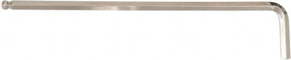Wiha - 5/16" Hex, Long Arm, Ball End Hex Key - 208mm OAL, Inch System of Measurement - Exact Tooling