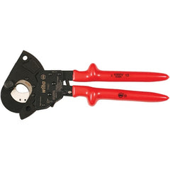 Wiha - 13.9" OAL, 10-20 AWG Capacity, Cable Cutter - Exact Tooling