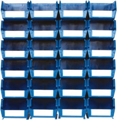 Triton - 12 Lb. Load Capacity, 7-3/8" Deep, Multi-Colored Polypropylene Bin System - 3" High x 4-1/8" Wide x 7-3/8" Long - Exact Tooling