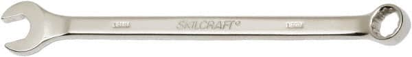 Ability One - 12mm 12 Point Combination Wrench - 15° Offset Angle, Steel, Chrome Finish - Exact Tooling