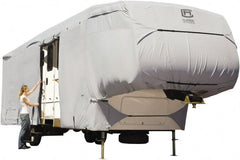 Classic Accessories - Polyester RV Protective Cover - 37 to 41' Long x 140" High, Gray - Exact Tooling