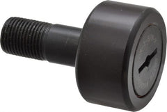 Accurate Bushing - 1-5/8" Roller Diam x 7/8" Width, 5/8" Stud Diam x 1-1/2" Length, Stud Cam Follower - Steel, 3/4" Thread Length, 5/8-18 Thread, 2-3/8" OAL, 5,560 Lb Dynamic Cap, 5,730 Lb Static Cap - Exact Tooling