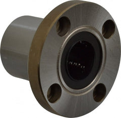 Value Collection - 3/4" ID, Round Flanged Single Linear Bearing - 1-1/4" OD - Exact Tooling