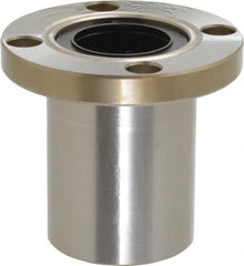 Value Collection - 1" ID, Round Flanged Single Linear Bearing - 1-9/16" OD - Exact Tooling