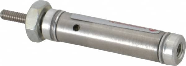Norgren - 1/2" Stroke x 5/16" Bore Single Acting Air Cylinder - 10-32 Port, 5-40 Rod Thread - Exact Tooling