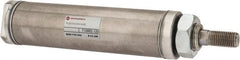 Norgren - 2" Stroke x 1-1/4" Bore Single Acting Air Cylinder - 1/8 Port, 7/16-20 Rod Thread - Exact Tooling