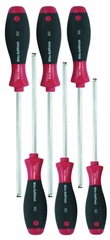 6 Piece - 3.0 - 10mm - Ball End Hex Screwdriver MagicRing® Screw Holding SoftFinish® Cushion Grip Set - Exact Tooling