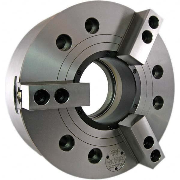 Kitagawa - Power Lathe Chucks Chuck Diameter (Decimal Inch): 18.0000 Number of Jaws: 3 - Exact Tooling