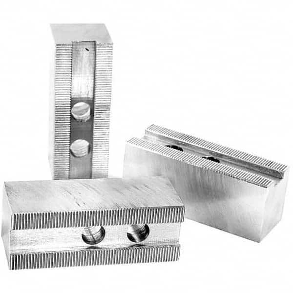 Kitagawa - Soft Lathe Chuck Jaws Jaw Type: Square Material: Steel - Exact Tooling