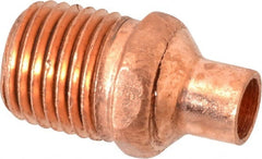 Mueller Industries - 1/4" Wrot Copper Pipe Adapter - C X M, Solder Joint - Exact Tooling