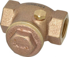 Legend Valve - 3/8" Brass Check Valve - Inline, FNPT x FNPT, 200 WOG - Exact Tooling