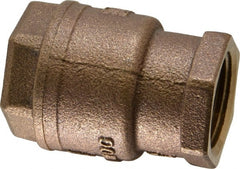 Legend Valve - 1" Bronze Check Valve - Inline, FNPT x FNPT, 250 WOG - Exact Tooling