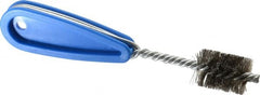 Schaefer Brush - 15/16 Inch Actual Brush Diameter, Stainless Steel, Refrigeration, Hand Fitting and Cleaning Brush - 7/8 Refrigeration Outside Diameter, Solid Plastic Hand Fitting Handle with Hole - Exact Tooling