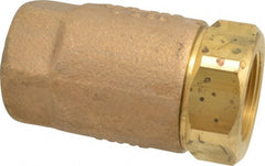 Conbraco - 1-1/4" Bronze Check Valve - Inline, FNPT x FNPT - Exact Tooling