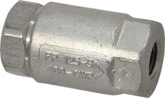 Conbraco - 1/4" Stainless Steel Check Valve - Inline, FNPT x FNPT - Exact Tooling