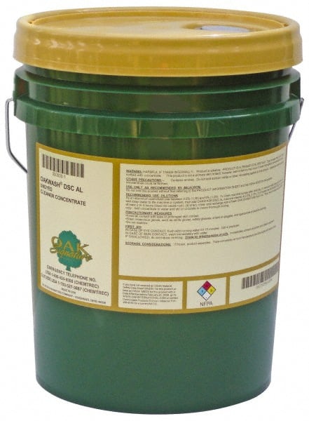 Oak Signature - 5 Gal Pail Parts Washer Fluid - Water-Based - Exact Tooling