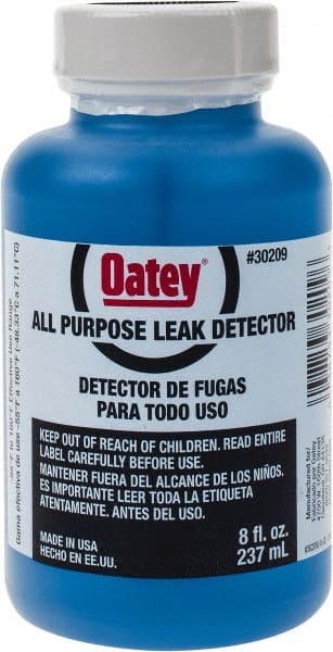 Oatey - 8 Ounce All-Purpose Leak Detector - Bottle with Dauber - Exact Tooling