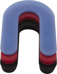 Precision Brand - 1,000 Piece, 1/8" Thick x 2" Wide x 4" Long Polystyrene Slotted Shim - Red, ±10% Tolerance - Exact Tooling