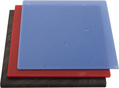 Precision Brand - 125 Piece, 1/8" Thick x 6" Wide x 6" Long Polystyrene Masonry Shim - Red, ±10% Tolerance - Exact Tooling
