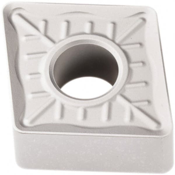 Seco - CNMM646 R7 Grade TP2501 Carbide Turning Insert - Al2O3 Finish, 80° Diamond, 3/4" Inscr Circle, 1/4" Thick, 3/32" Corner Radius - Exact Tooling