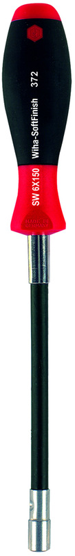 13.0 x 175mm - SoftFinish® Cushion Grip Flexible Shaft Nut Driver - Exact Tooling