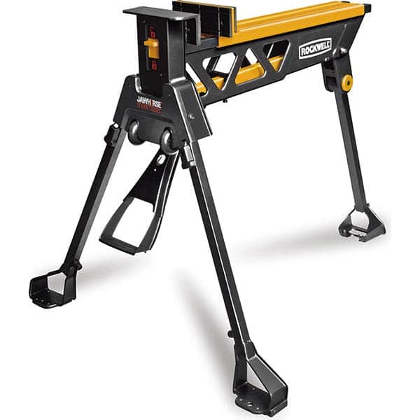 Rockwell - Stationary Work Benches, Tables Type: Foldup Sawhorse Top Material: Metal - Exact Tooling