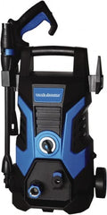 PRO-SOURCE - Electric, 12 Amp, 1,500 psi, 1.35 GPM, Cold Water Pressure Washer - Axial-Cam, 20' x 1/4" Hose, 120 Max Volts - Exact Tooling