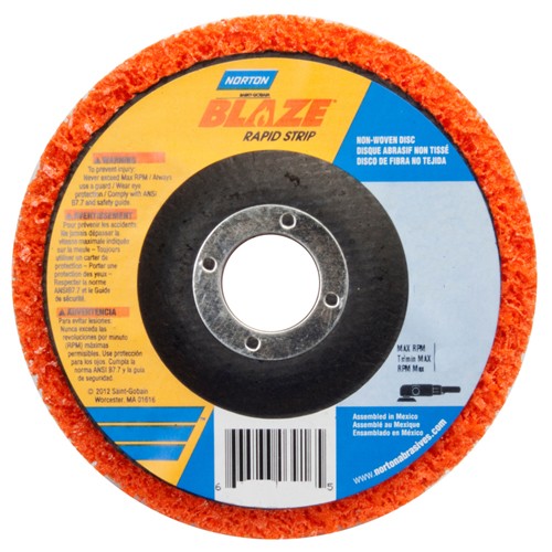 4-1/2″ Depressed Center Finishing Disc Rapid Strip Extra Coarse Grit - Exact Tooling