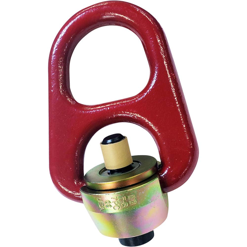 Crosby - Center Pull; Type: Hoist Ring ; Load Capacity (kg): 2500.00 ; Thread Size: .750 ; Ring Height (Decimal Inch): 4.8500 ; Ring Internal Width (Decimal Inch): 1.8500 ; Ring Thickness (mm): 0.75 - Exact Tooling