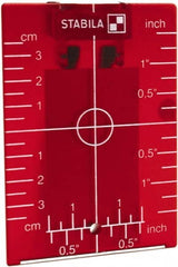 Stabila - Laser Level Target Plate - Use with LAR200, LAR250 - Exact Tooling