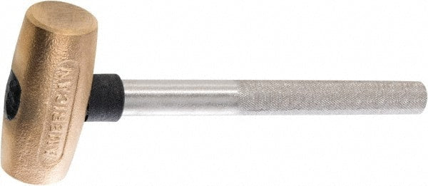 American Hammer - 3 Lb Head 1-3/4" Face Brass Hammer - Exact Tooling