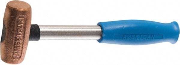 American Hammer - 4 Lb Head 1-5/8" Face Copper Hammer - Exact Tooling