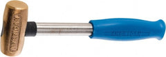American Hammer - 3 Lb Head 1-3/4" Face Bronze Head Hammer - Exact Tooling