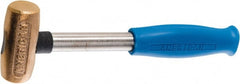 American Hammer - 1-1/2 Lb Head 1-1/4" Face Bronze Head Hammer - Exact Tooling