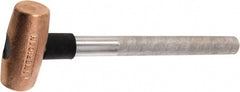 American Hammer - 3 Lb Head 1-3/4" Face Copper Hammer - Exact Tooling