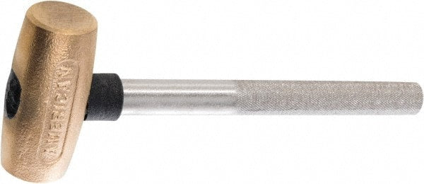 American Hammer - 1 Lb Head 1-1/8" Face Bronze Head Hammer - Exact Tooling
