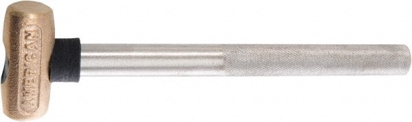American Hammer - 8 oz Head 1" Face Bronze Head Hammer - Exact Tooling