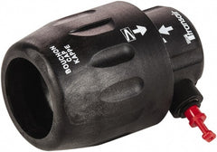 Transair - 1/2" ID, 16.5mm OD, Vented End Cap - Plastic, 232 Max psi - Exact Tooling