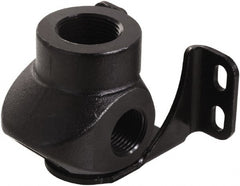 Transair - Three Port Wall Bracket - Plastic, 232 Max psi, 3/4 & 1/2 & 1/4 Female NPT, 3-5/16" Long - Exact Tooling