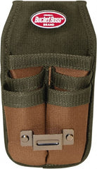 Bucket Boss - 1 Pocket Holster - Polyester, Brown & Green, 4-1/2" Wide x 9-1/2" High - Exact Tooling