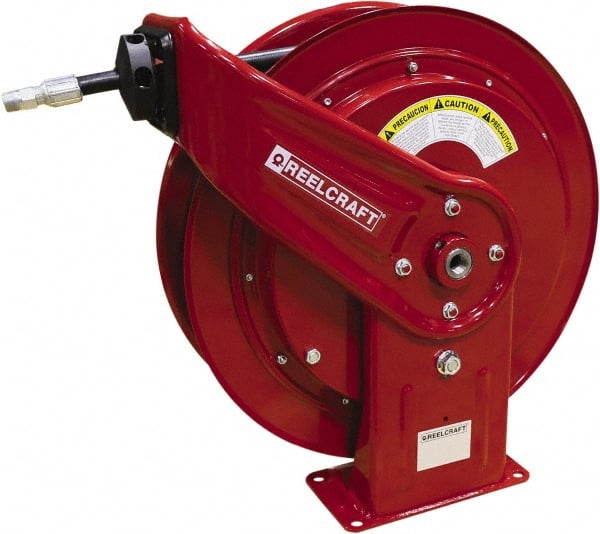 Reelcraft - 75' Spring Retractable Hose Reel - 2,600 psi, Hose Included - Exact Tooling