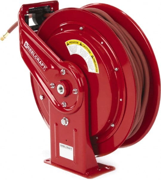 Reelcraft - 100' Spring Retractable Hose Reel - 300 psi, Hose Included - Exact Tooling