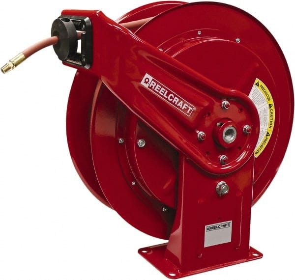 Reelcraft - 50' Spring Retractable Hose Reel - 300 psi, Hose Included - Exact Tooling