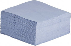 NuTrend Disposables - 1/4 Fold General Purpose Wipes - Poly Pack, 12" x 13" Sheet Size, Blue - Exact Tooling