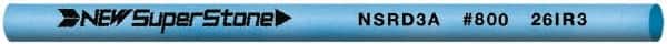 Value Collection - Round Ceramic Finishing Stick - 50mm Long x 3mm Wide, 800 Grit - Exact Tooling