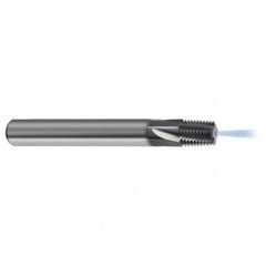 1/4-18 4FL Carbide Thread Mill NPT Tap-Coolant Thru-TiCN - Exact Tooling